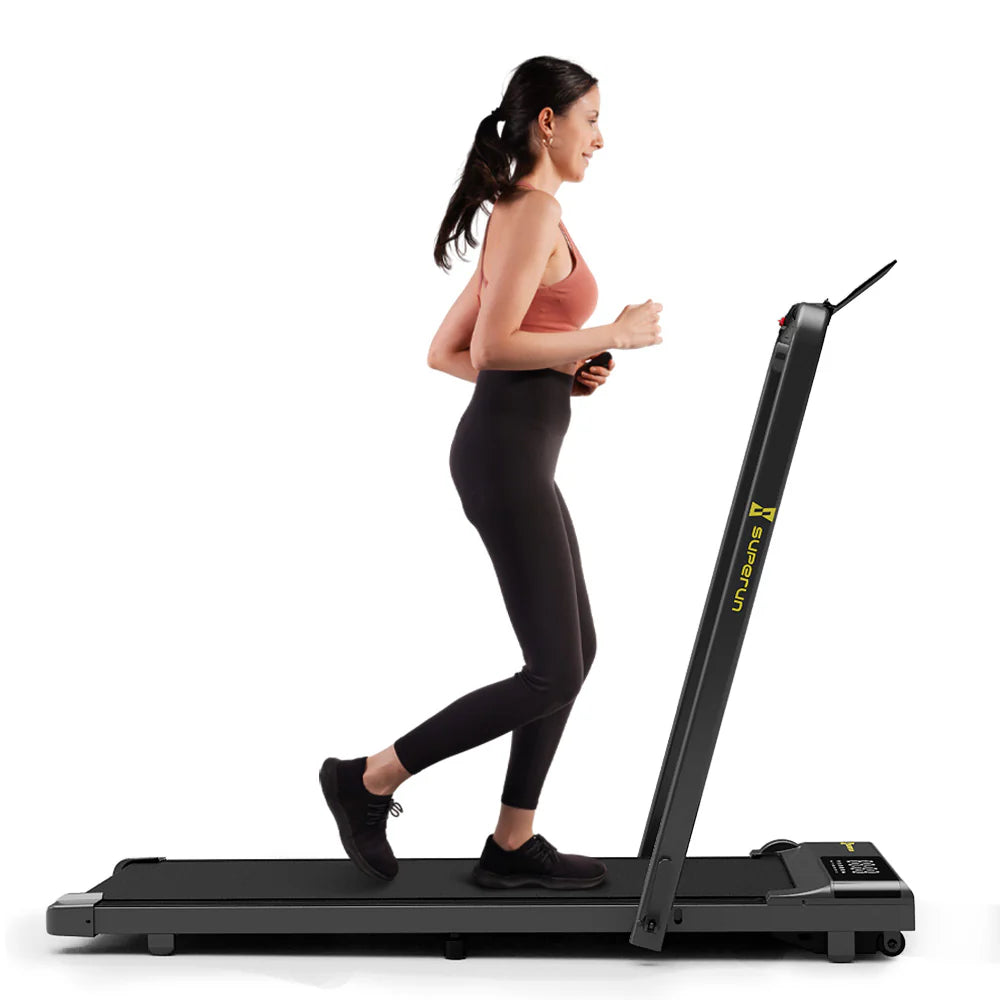 Treadmill™ Q1 Mini | Fällbart löpband med ledstång